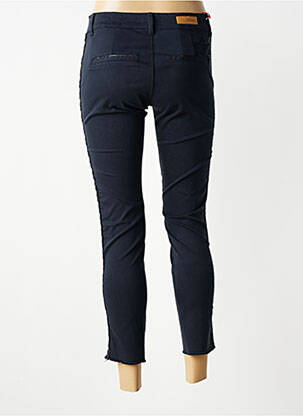 Pantalon 7/8 elasticitate mărime normală albastru HAPPY femeie