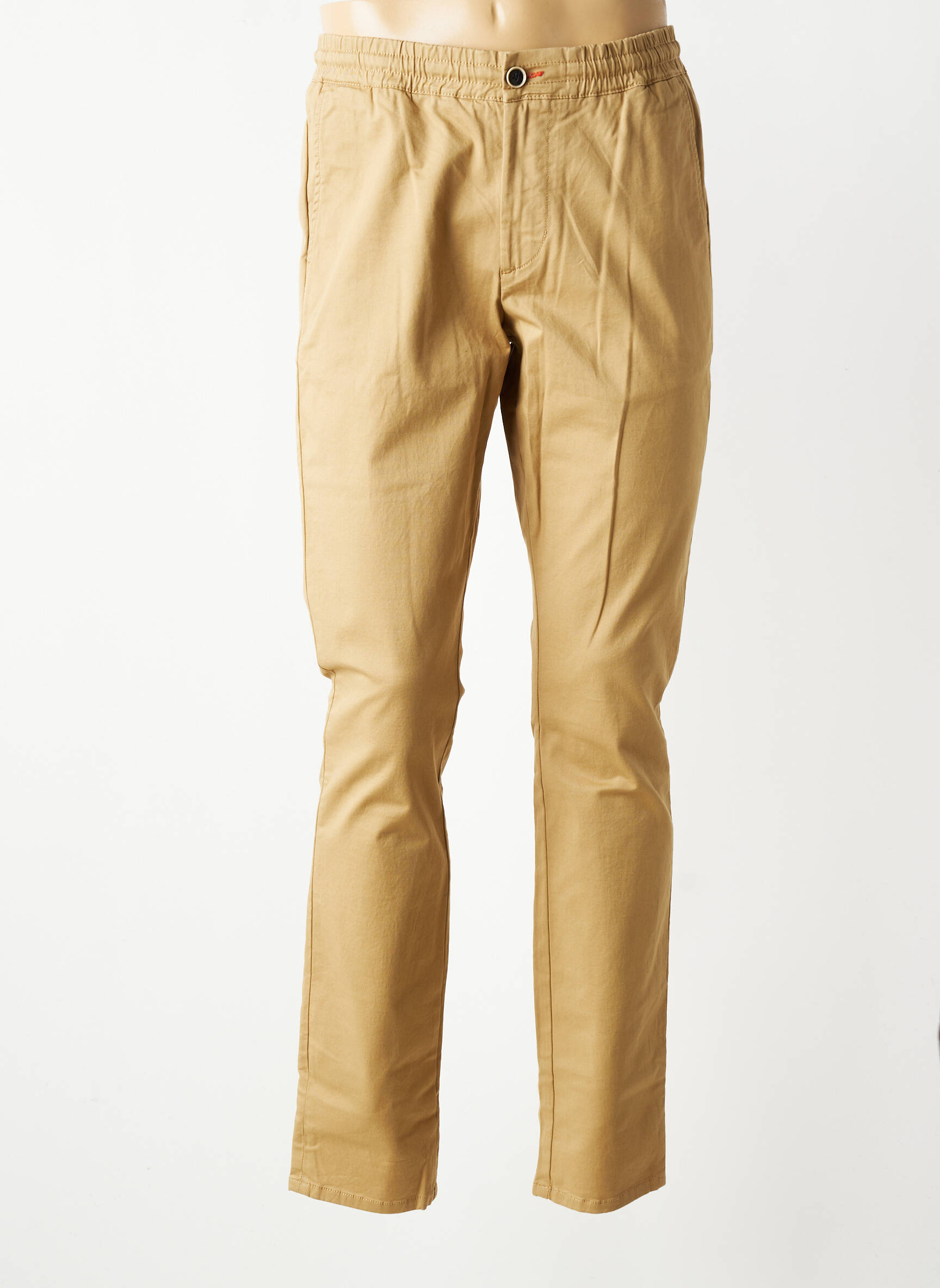 Pantalon chino elasticitate mărime normală bej SERGE BLANCO bărbat