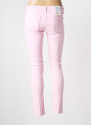 Pantalon slim talie joasă talie joasă roz PEPE JEANS femeie