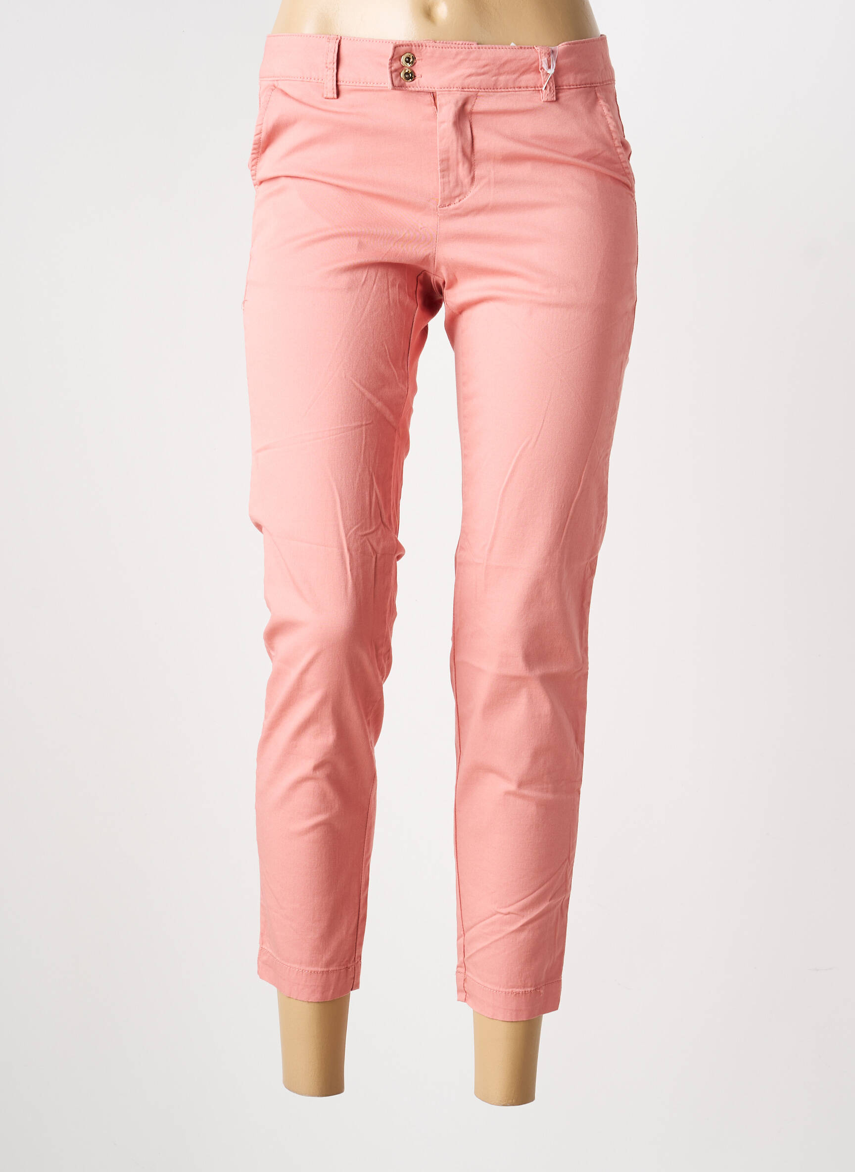 Pantalon chino talie joasă talie joasă roz LPB LES PETITES BOMBES  femeie