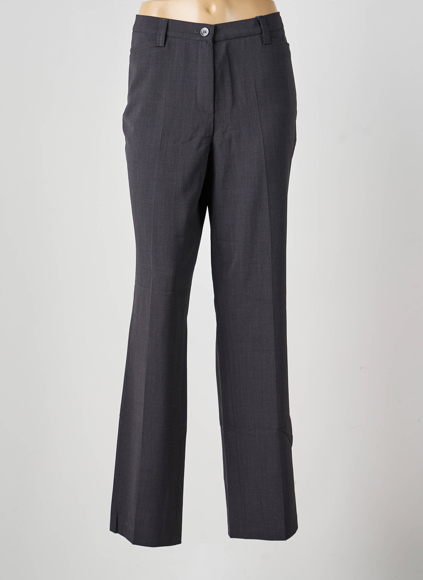 Pantalon drept elasticitate mărime normală gri GARDEUR femeie