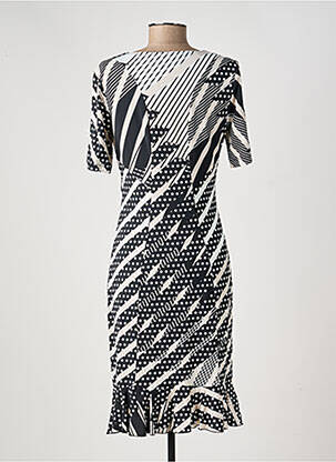 Rochie midi mâneci scurte mâneci scurte negru EROKE femeie