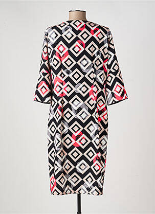 Rochie midi mâneci 3/4 mâneci 3/4 negru EROKE femeie