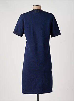 Rochie midi mâneci scurte mâneci scurte albastru DELAHAYE femeie