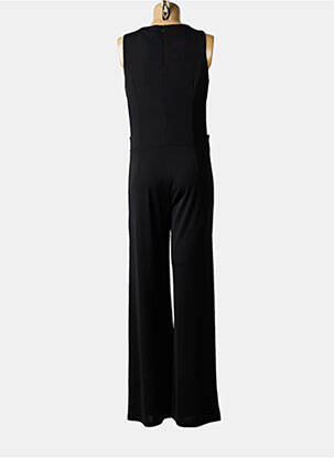 Salopetă-pantalon țesătură crep fără mâneci negru DANEVA femeie