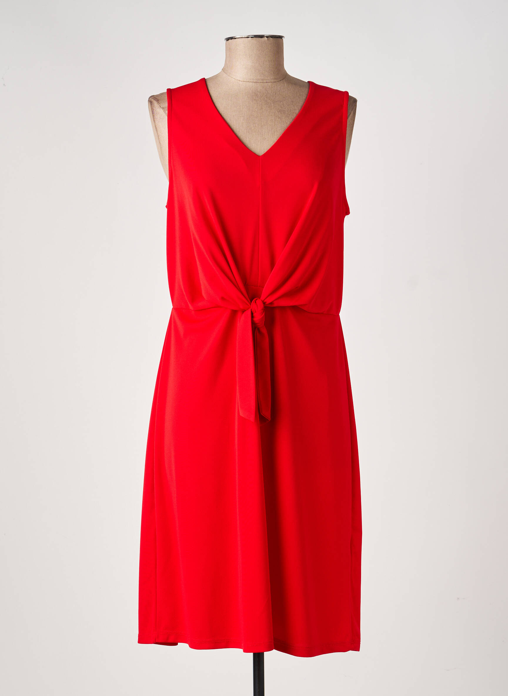 Rochie midi fără mâneci fără mâneci roșu DANEVA femeie