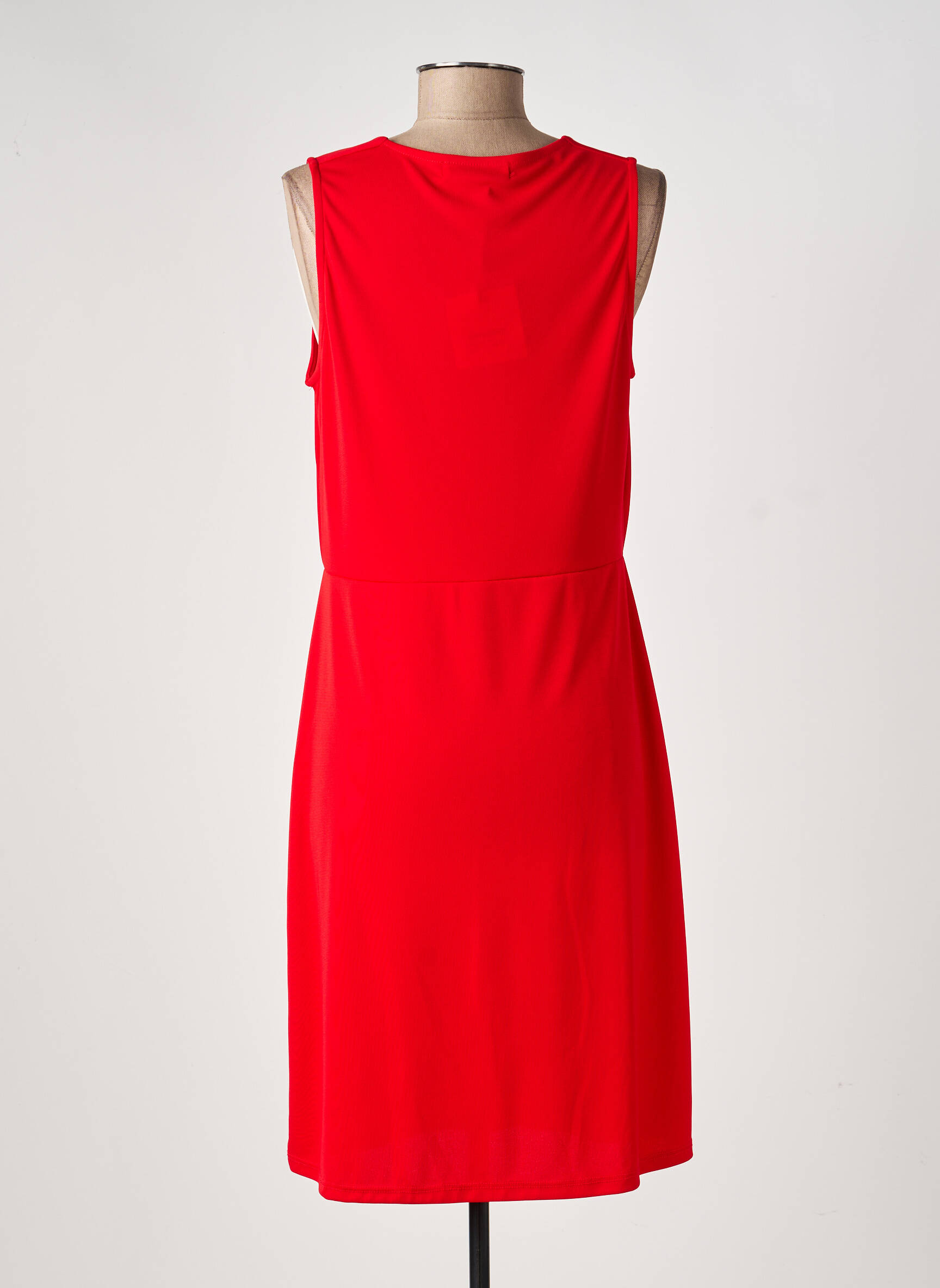 Rochie midi fără mâneci fără mâneci roșu DANEVA femeie