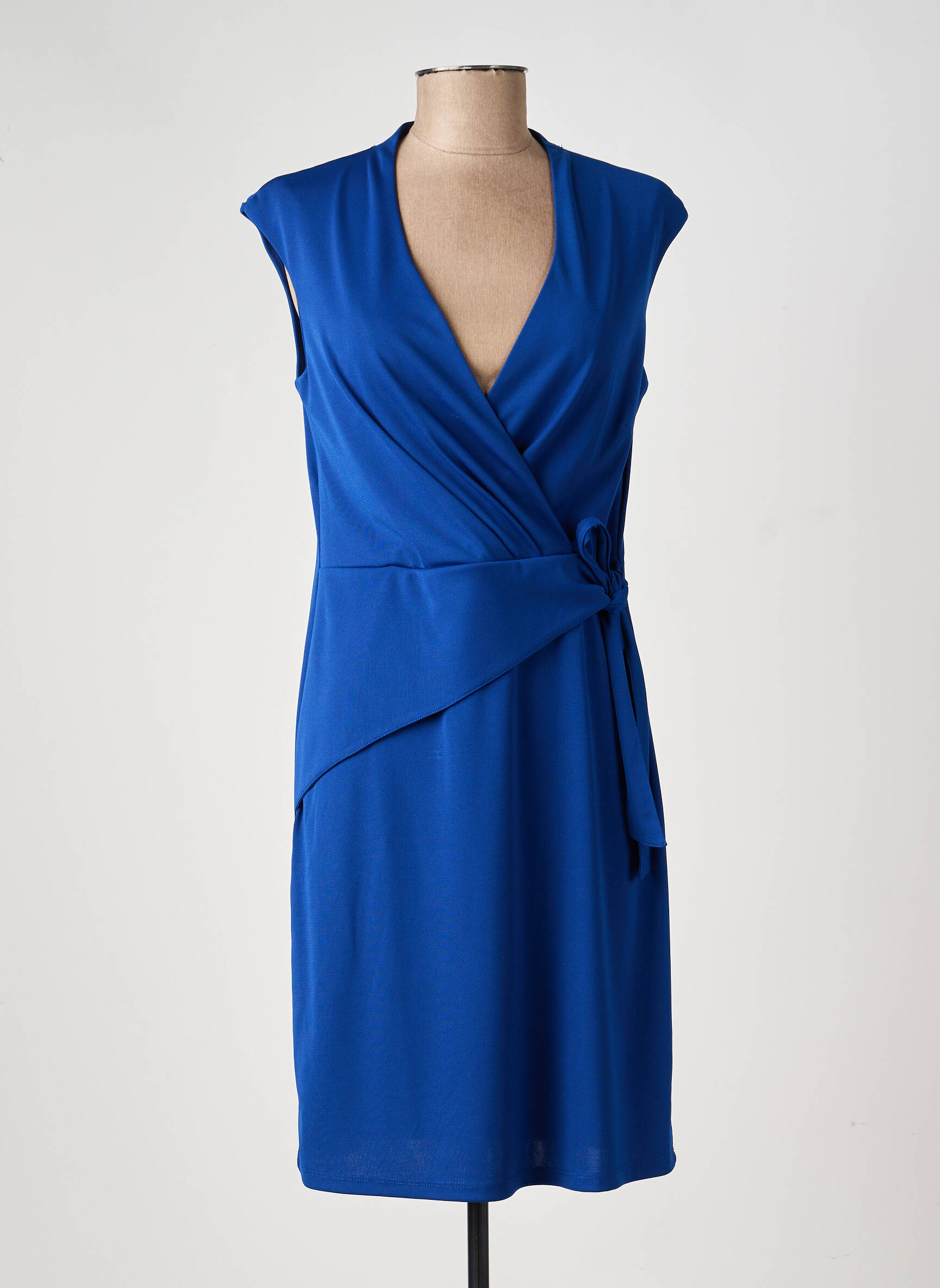 Rochie scurtă mâneci scurte mâneci scurte albastru DANEVA femeie