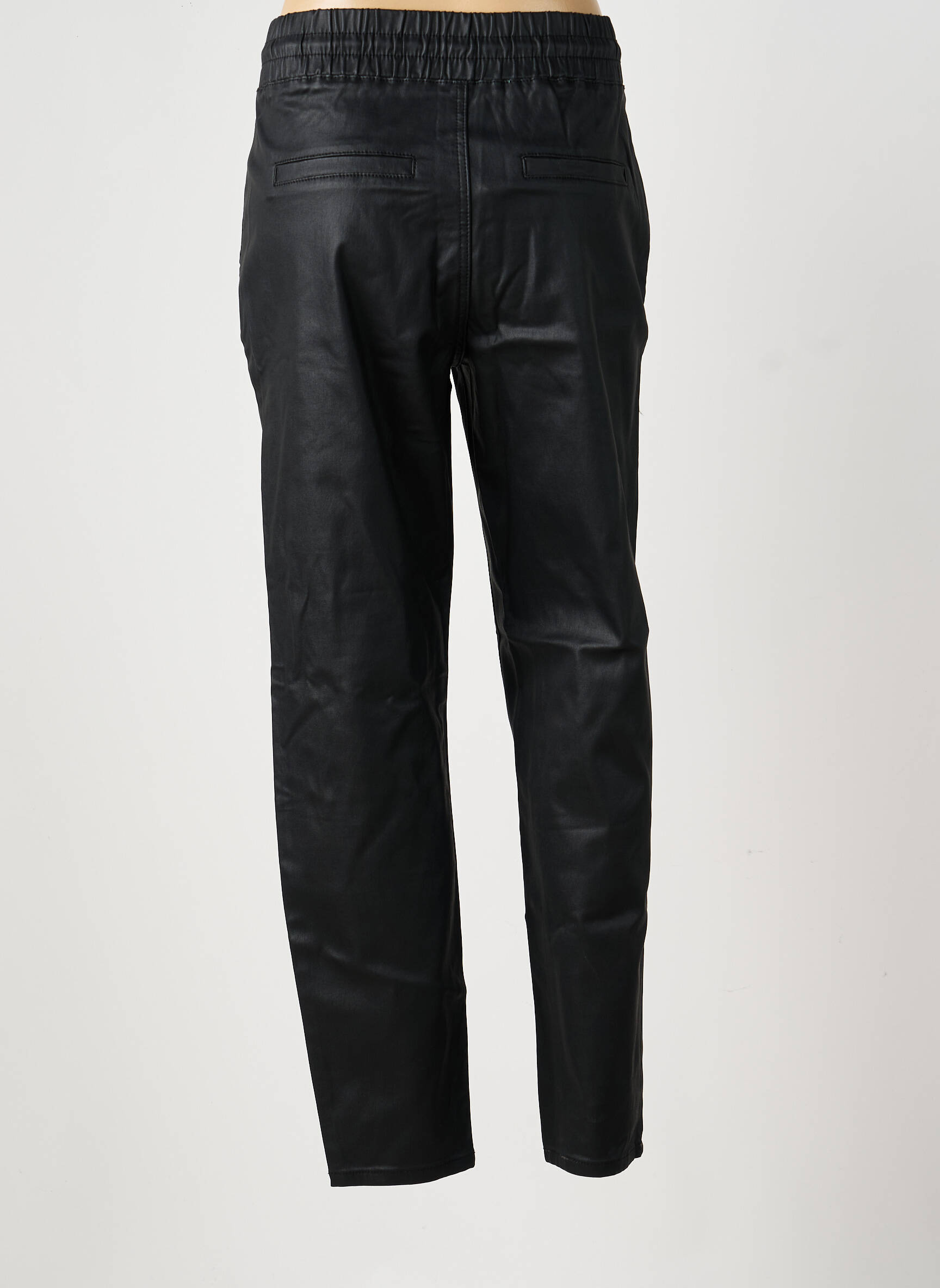 Pantalon chino elasticitate mărime normală negru TOXIK3 femeie