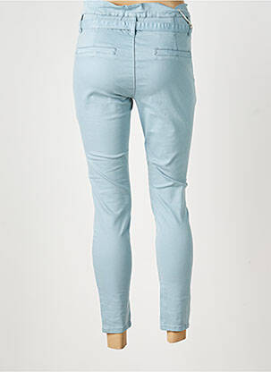 Pantalon slim talie elastică mărime normală albastru R.DISPLAY femeie