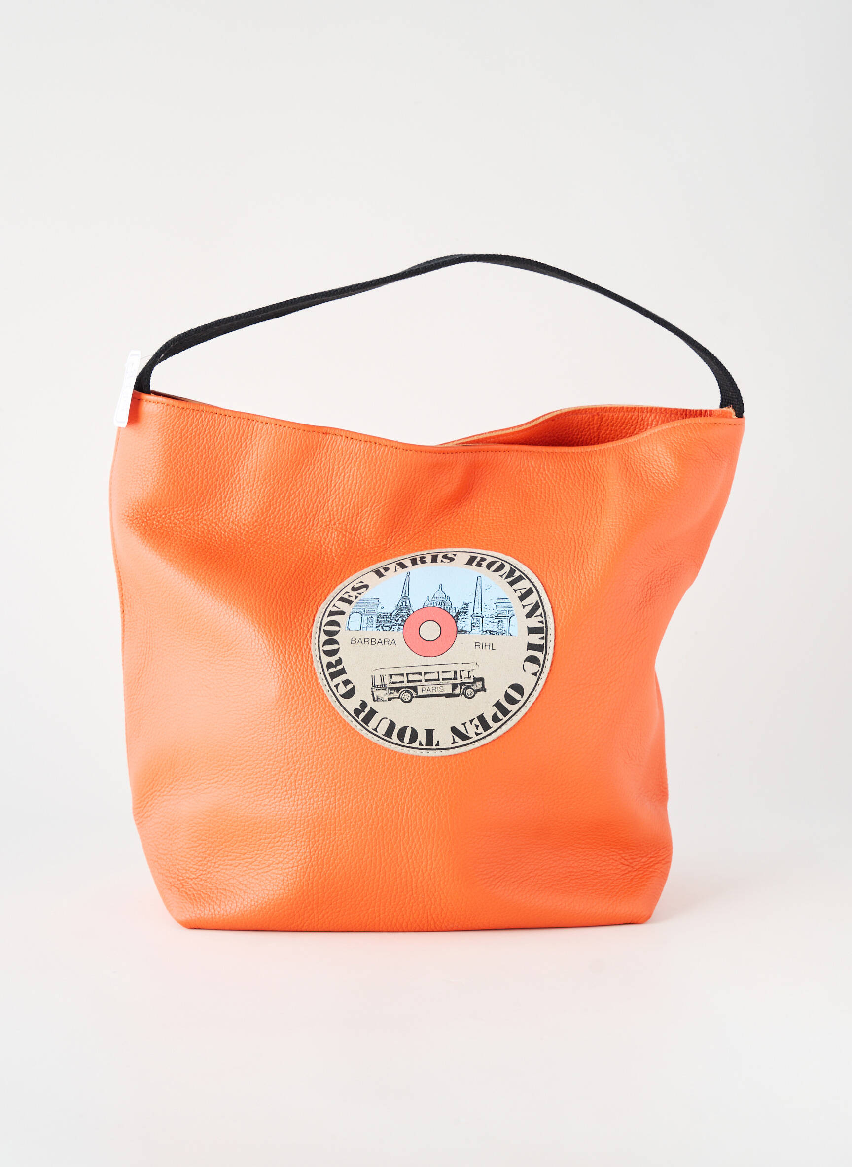 Geantă tip de purtare mână formă de geantă shopper portocalie BARBARA RIHL femeie
