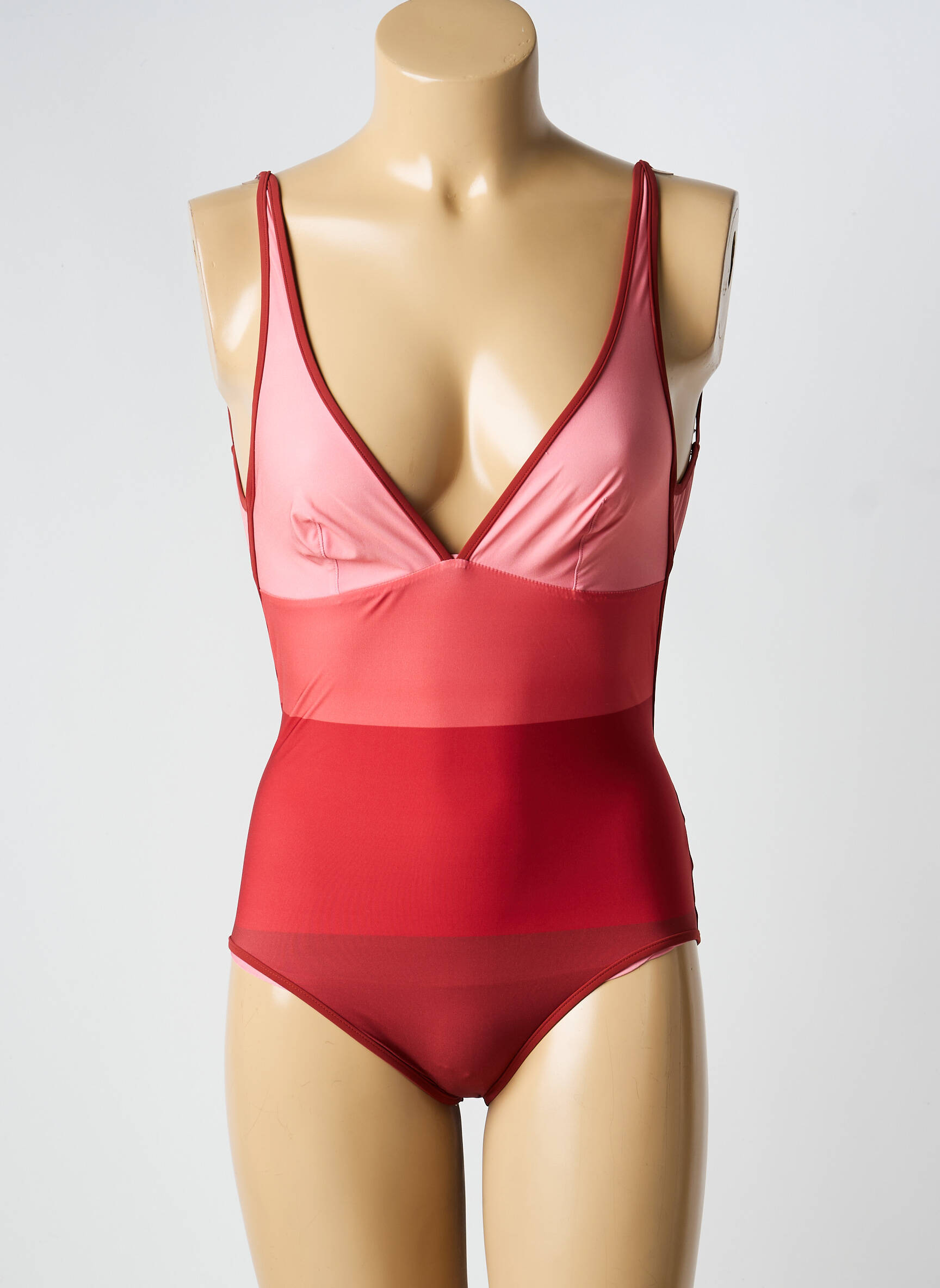 Costum de baie dintr-o singură piesă elasticitate roz VANITY FAIR femeie