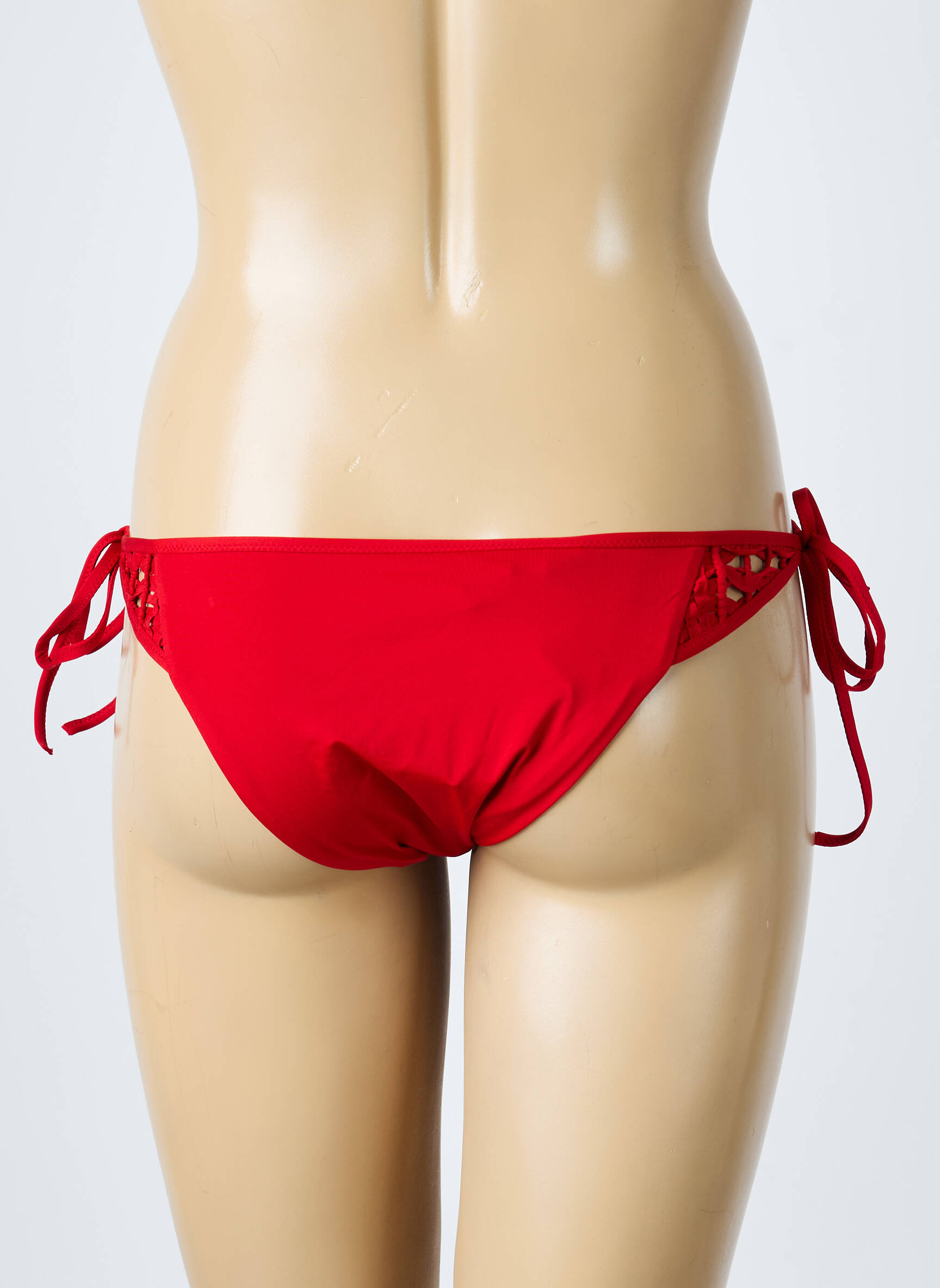 Chiloți de baie elasticitate bikini roșu LA PERLA femeie