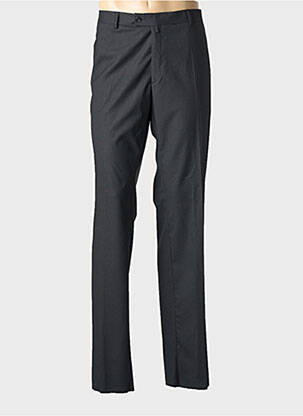 Pantalon drept talie cu cleme mărime normală negru SIROCCO bărbat