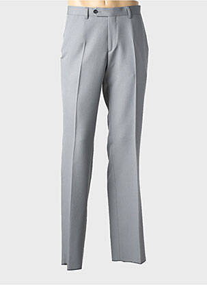 Pantalon slim talie cu cleme mărime normală gri SIROCCO bărbat