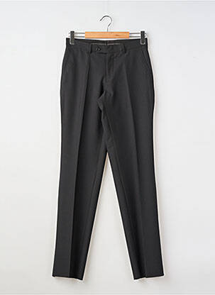 Pantalon slim țesătură melanj mărime normală gri KAMAO bărbat