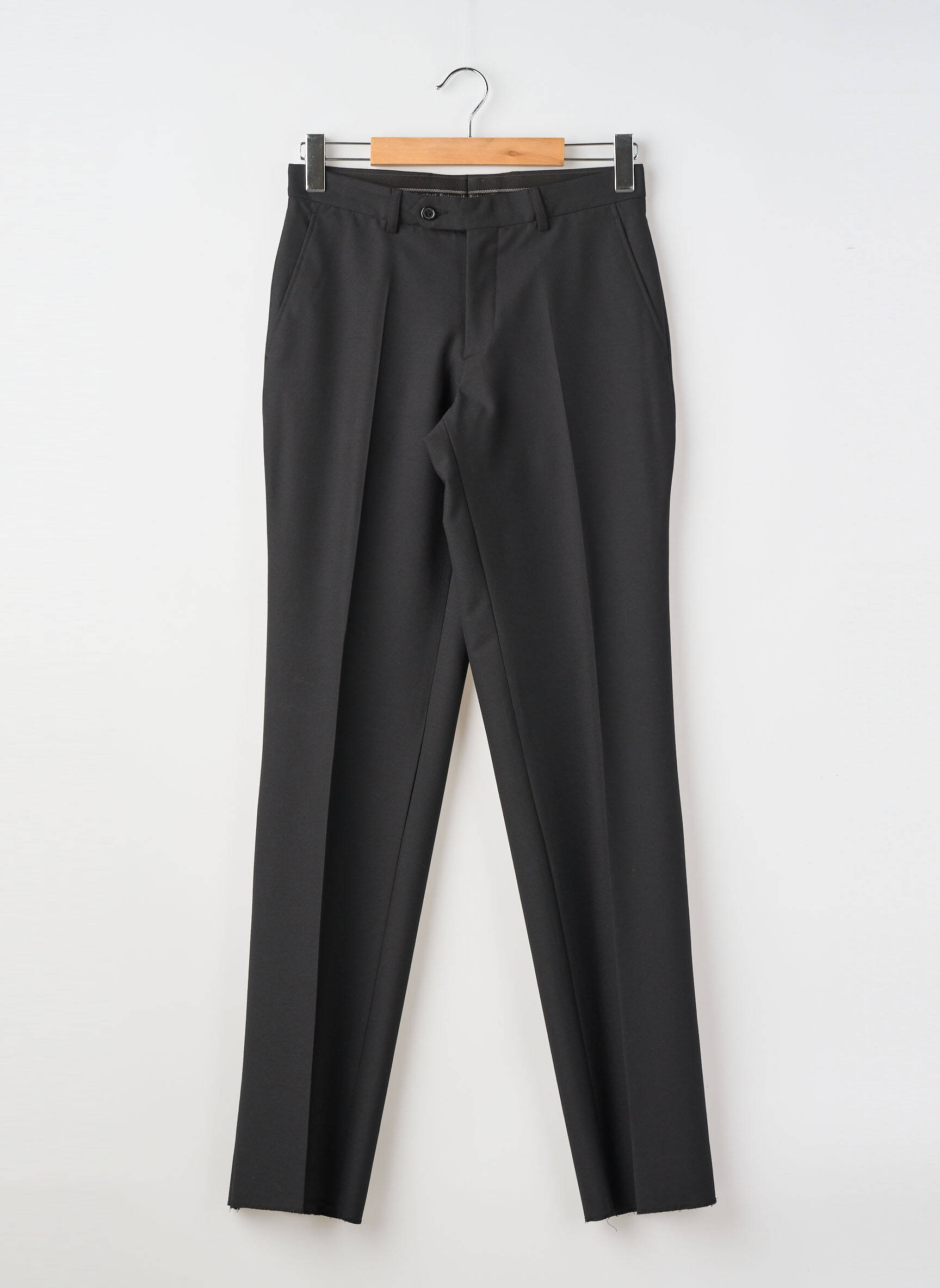 Pantalon slim țesătură melanj mărime normală gri KAMAO bărbat