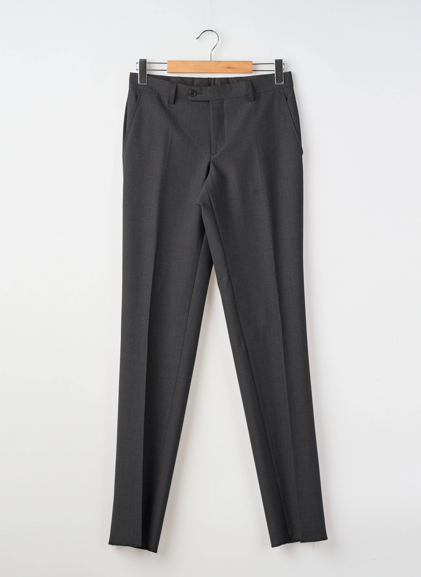 Pantalon slim țesătură melanj mărime normală gri SIROCCO bărbat