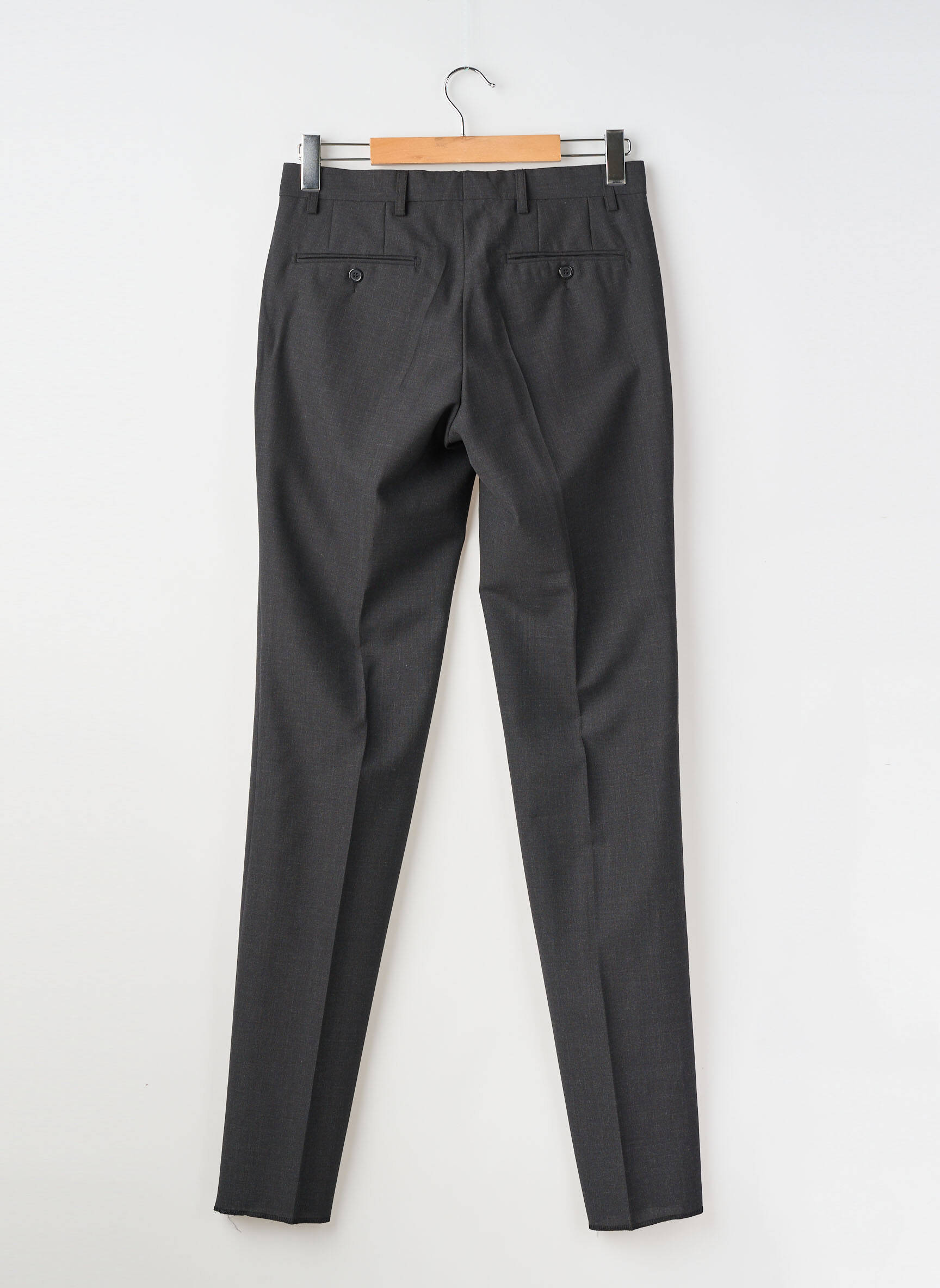 Pantalon slim țesătură melanj mărime normală gri SIROCCO bărbat
