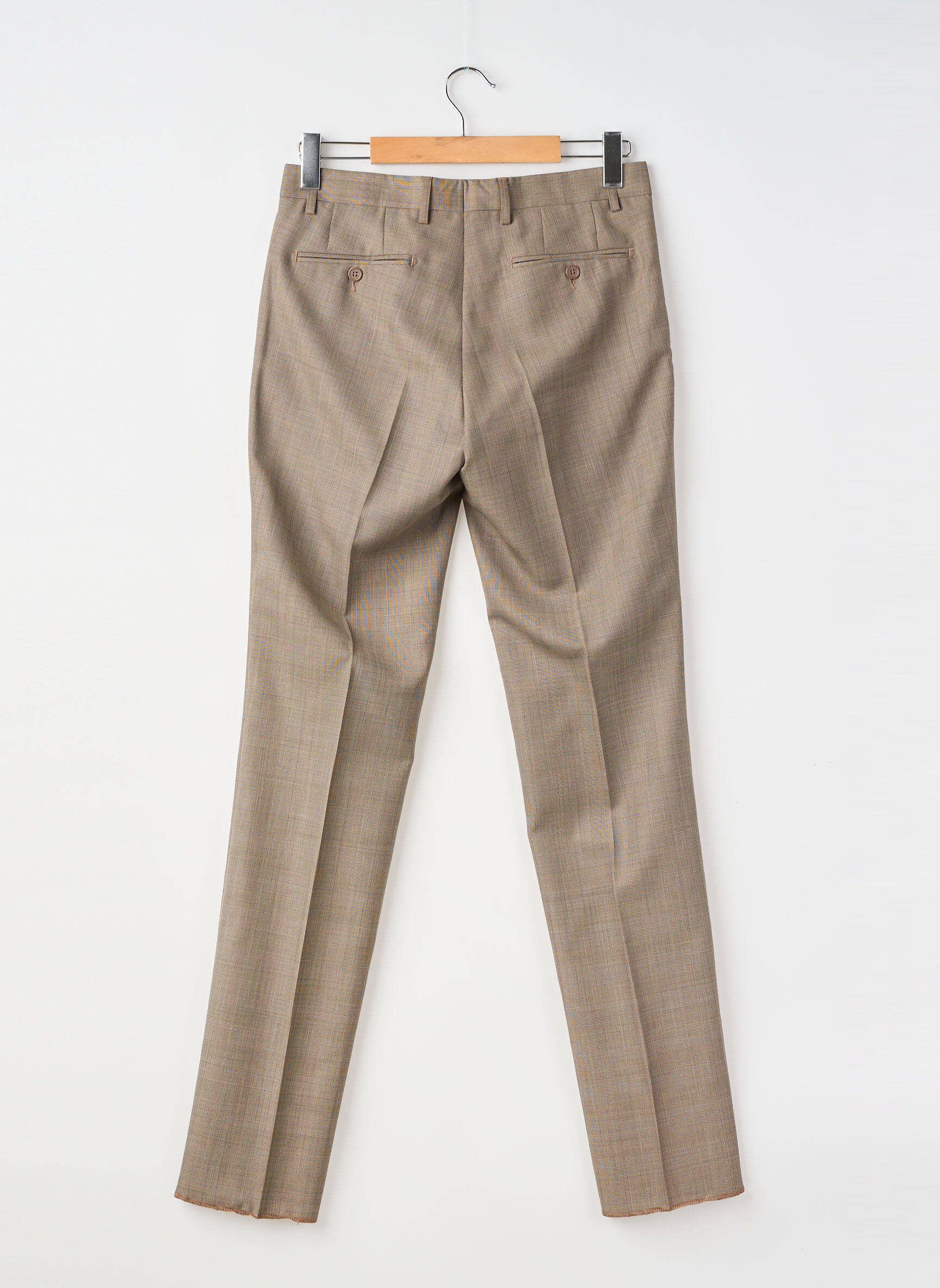 Pantalon slim talie cu cleme mărime normală gri SIROCCO bărbat
