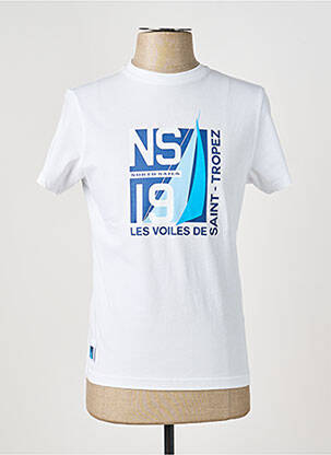 Tricou elasticitate mâneci scurte alb NORTH SAILS bărbat