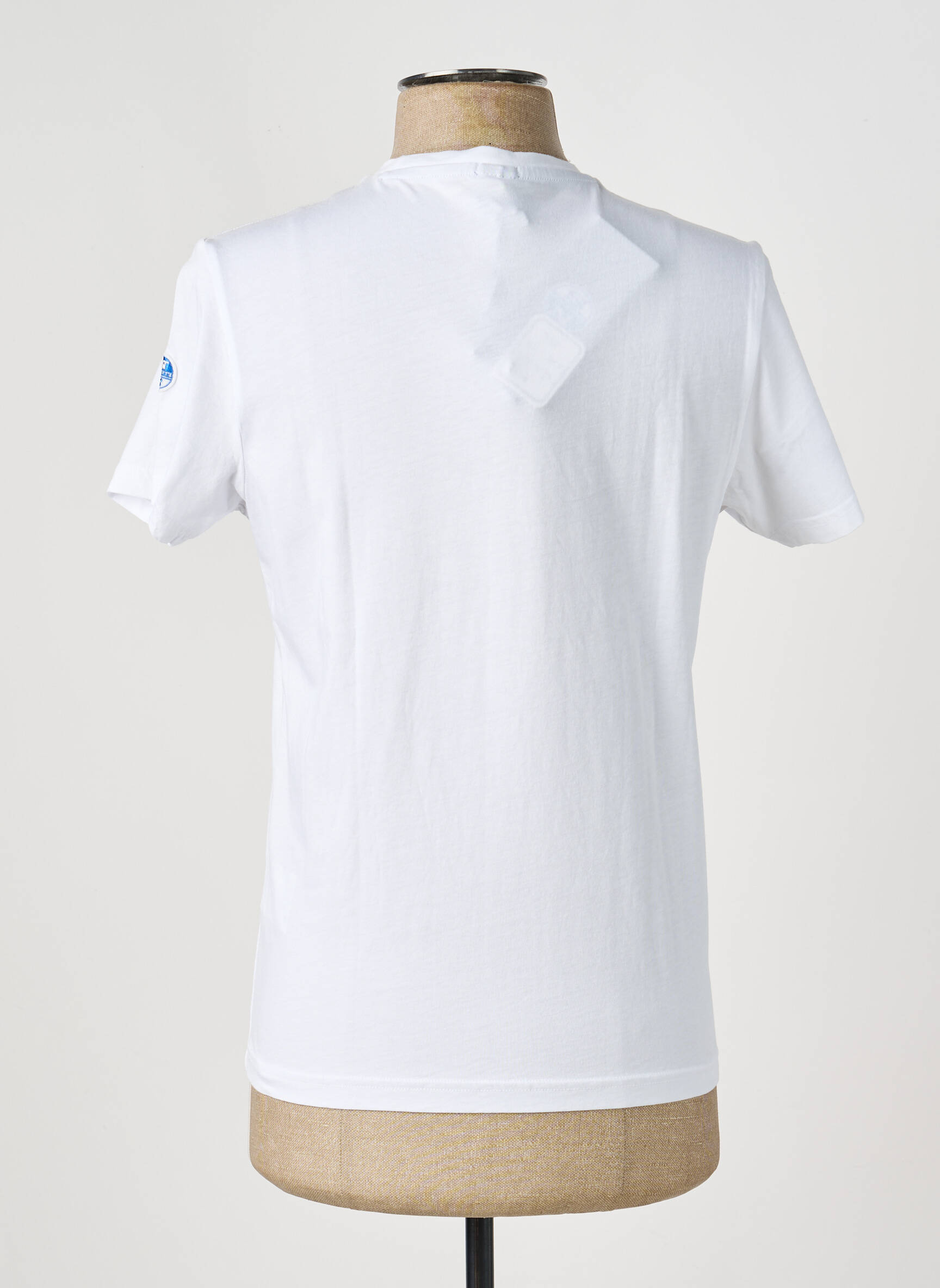 Tricou elasticitate mâneci scurte alb NORTH SAILS bărbat