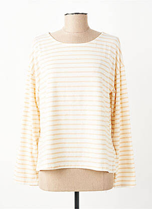 Tricou mâneci lungi mâneci lungi bej MARIE ILE DE RE femeie