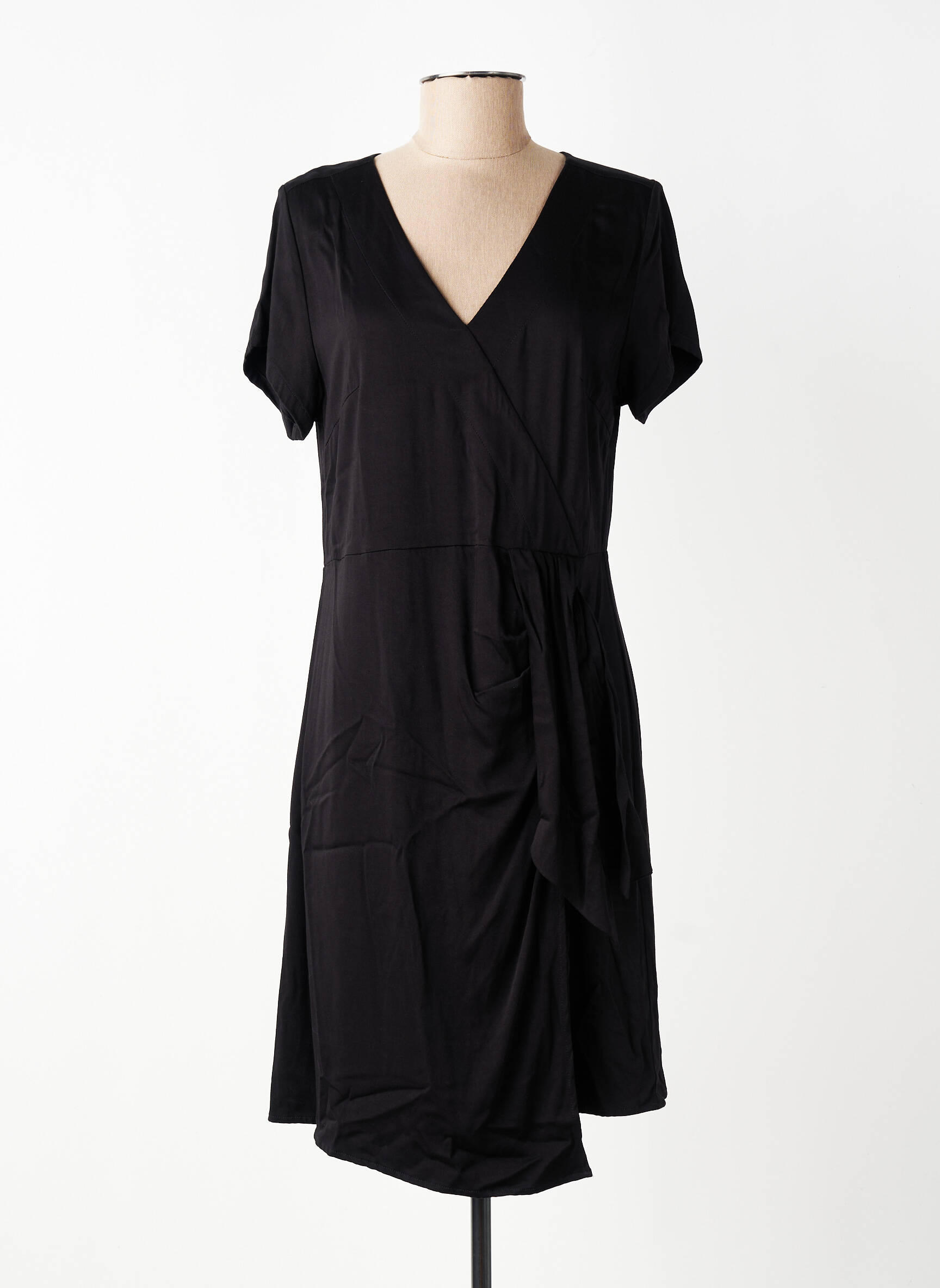 Rochie scurtă mâneci scurte mâneci scurte negru LOLA ESPELETA femeie
