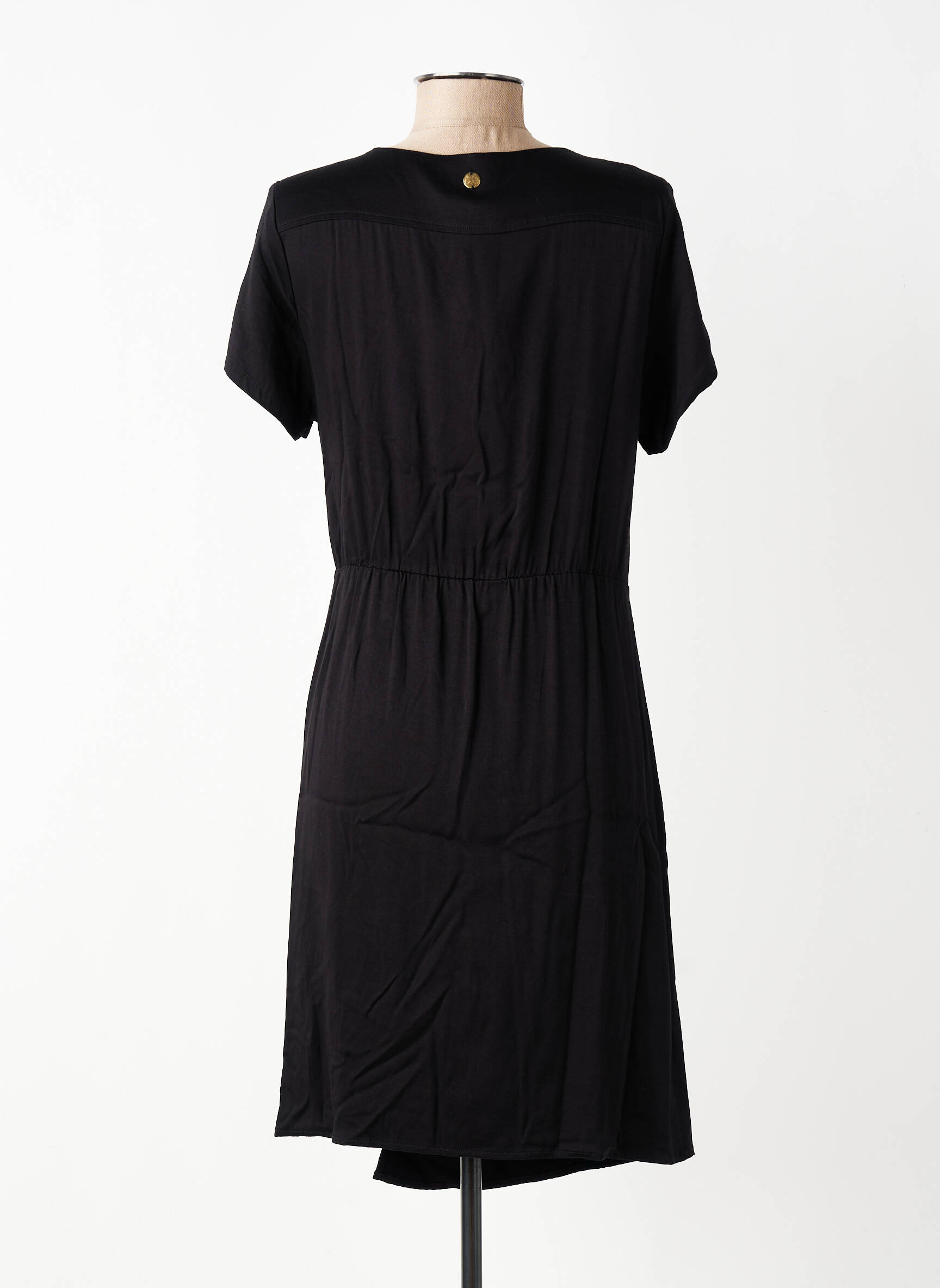Rochie scurtă mâneci scurte mâneci scurte negru LOLA ESPELETA femeie