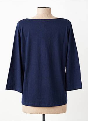 Tricou mâneci 3/4 mâneci 3/4 albastru YERSE femeie