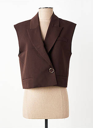 Jachete casual guler tip costum maro IMPERIAL femeie