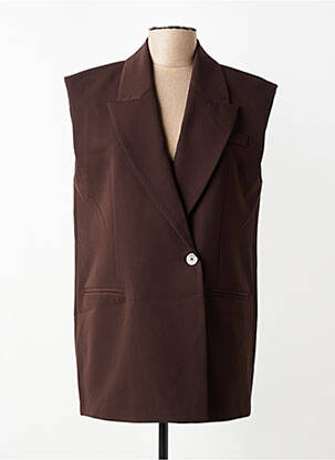 Jachete casual guler tip costum maro IMPERIAL femeie