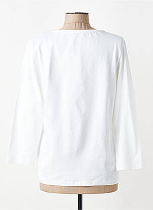Tricou mâneci 3/4 mâneci 3/4 alb SIGNE NATURE femeie