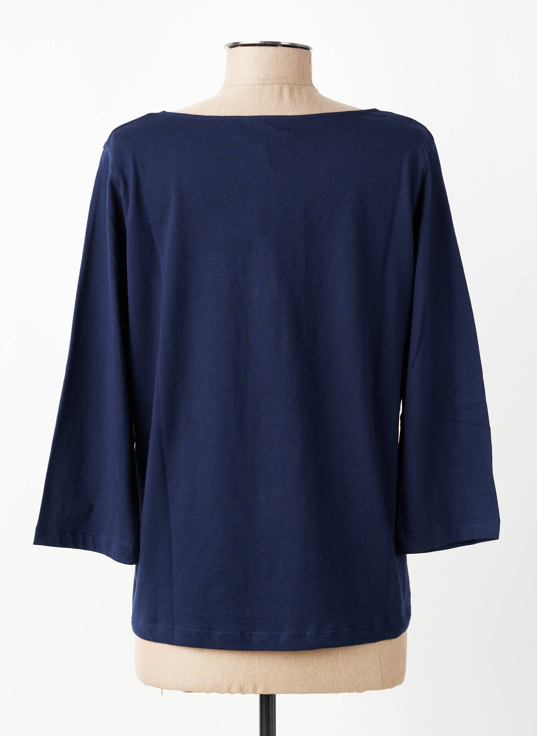 Tricou mâneci 3/4 mâneci 3/4 albastru YERSE femeie