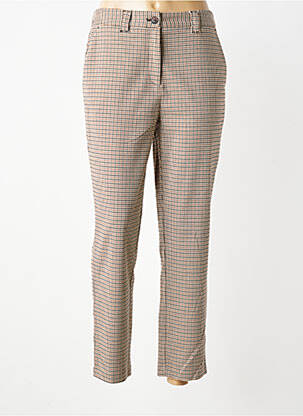 Pantalon chino elasticitate mărime normală maro C'EST BEAU LA VIE femeie