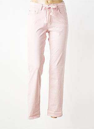 Pantalon drept elasticitate mărime normală roz PARA MI femeie