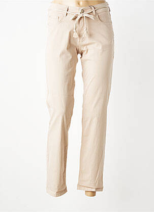 Pantalon drept elasticitate mărime normală bej PARA MI femeie