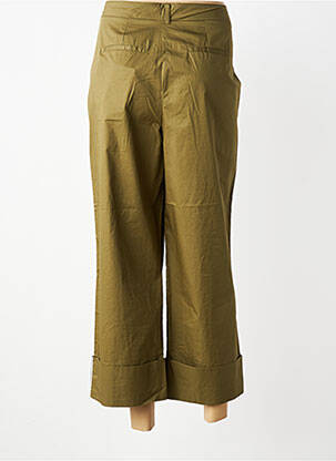 Pantalon 7/8 țesătură poplin mărime normală verde LOLA CASADEMUNT femeie