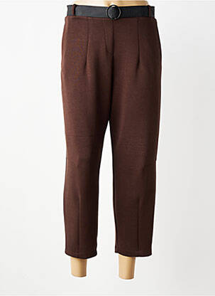 Pantalon 7/8 elasticitate mărime normală maro IMPERIAL femeie