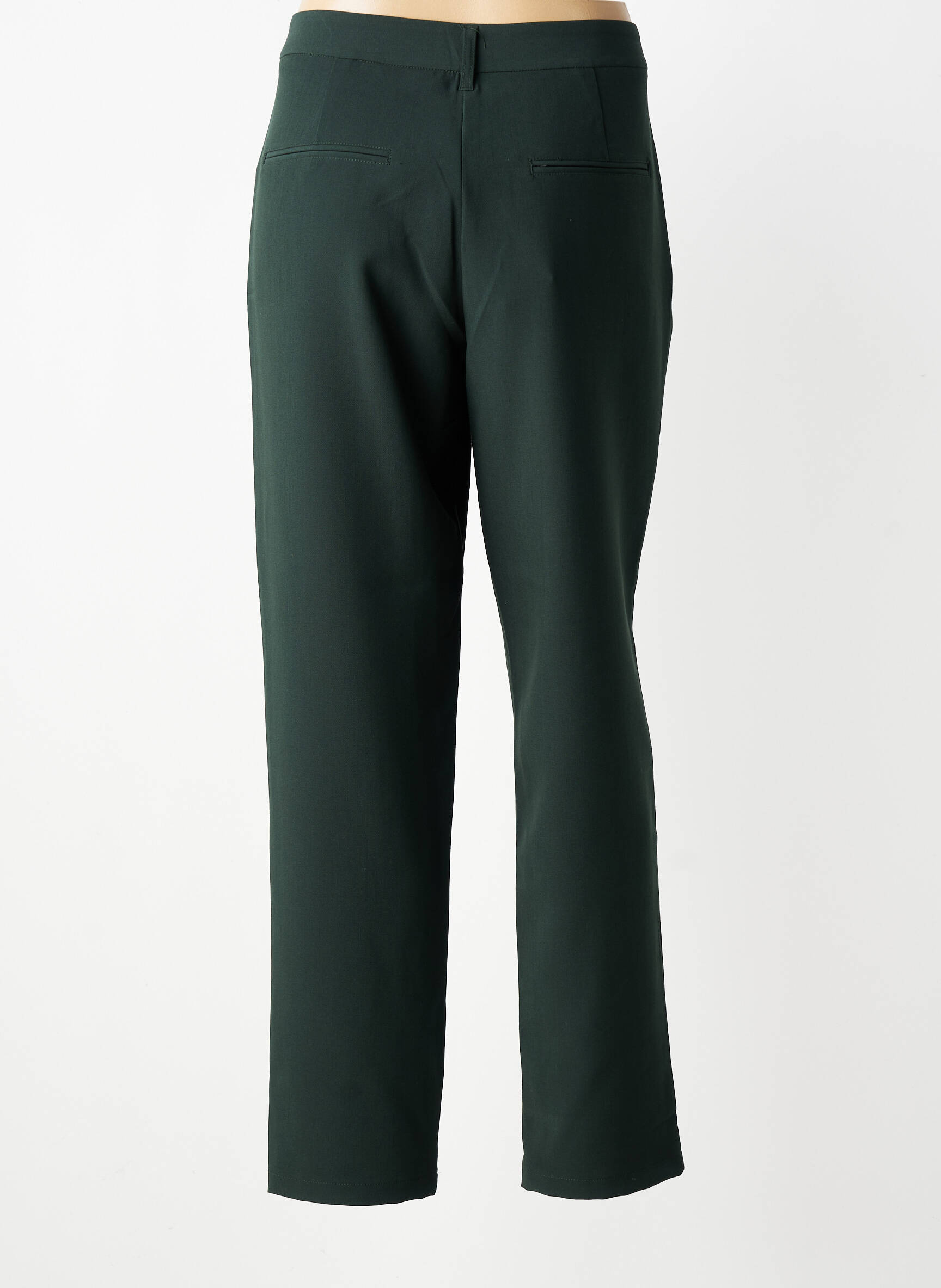 Pantalon drept elasticitate mărime normală verde LOLA ESPELETA femeie