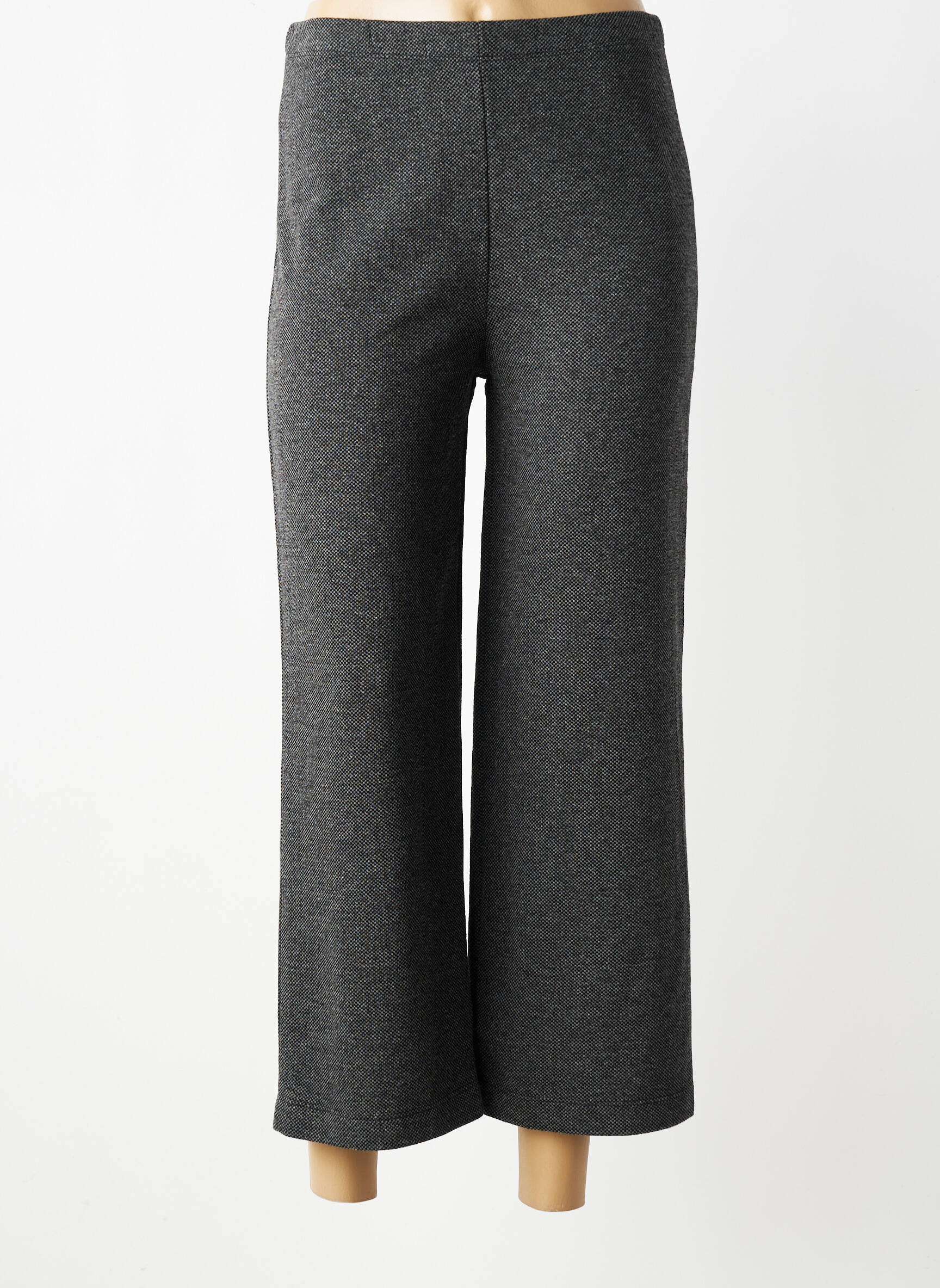Pantalon 7/8 elasticitate mărime normală gri INDI & COLD femeie