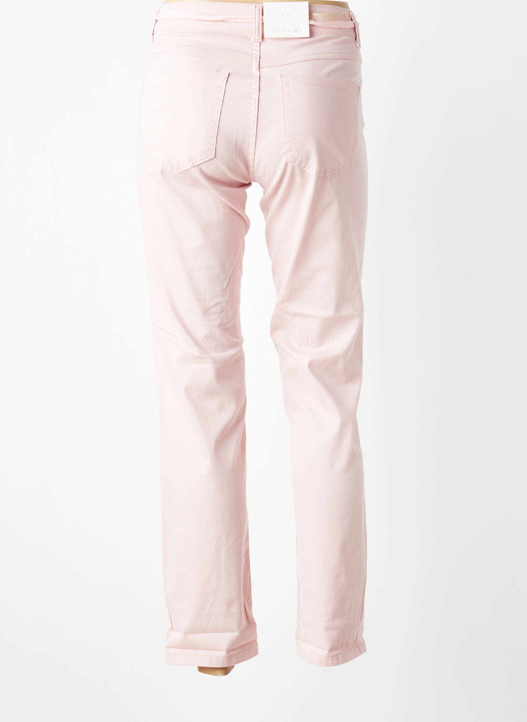 Pantalon drept elasticitate mărime normală roz PARA MI femeie