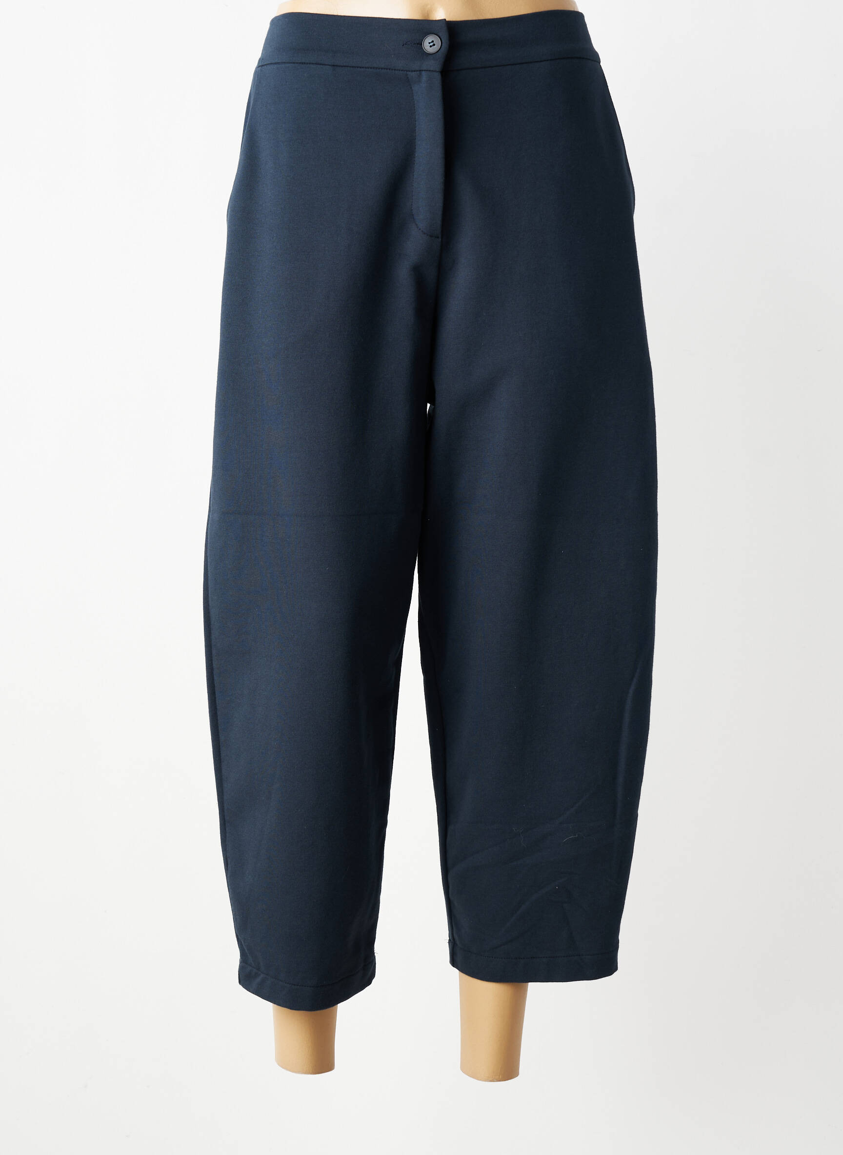 Pantalon 7/8 elasticitate mărime normală albastru OMERO femeie