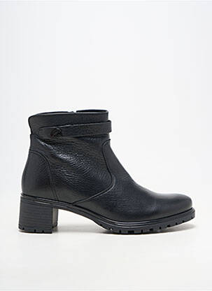 Botine/ghete material neted toc de 4 la 6 cm negru ARA femeie