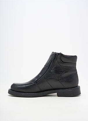 Botine/ghete material neted toc plat până la 3 cm negru ARIMA femeie