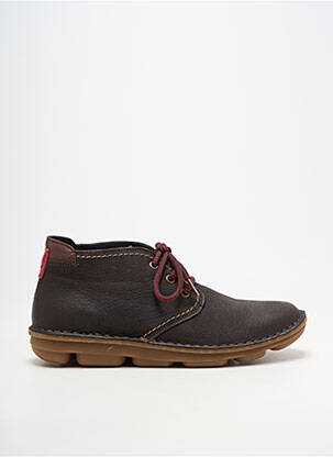 Botine/ghete material neted vârf rotund maro ON FOOT bărbat