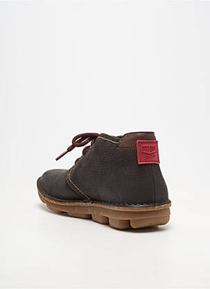 Botine/ghete material neted vârf rotund maro ON FOOT bărbat