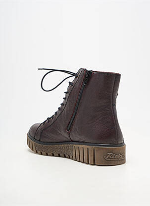 Botine/ghete material neted vârf rotund violet RIEKER bărbat