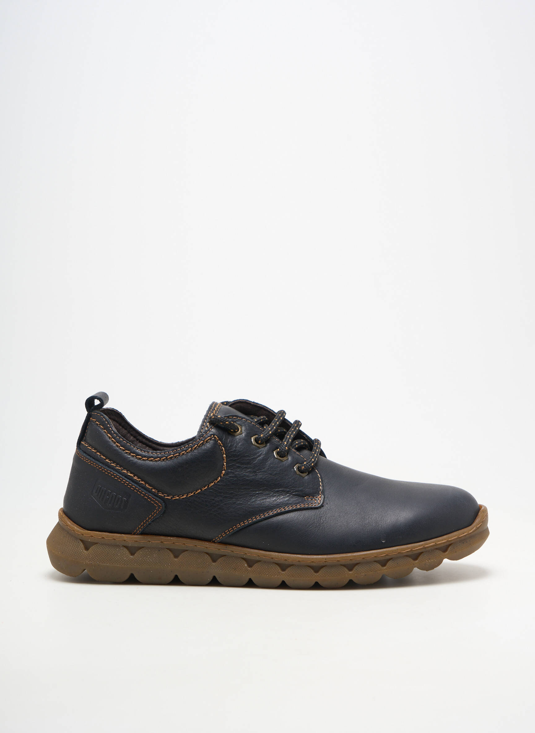Adidași material neted vârf rotund negru ON FOOT bărbat