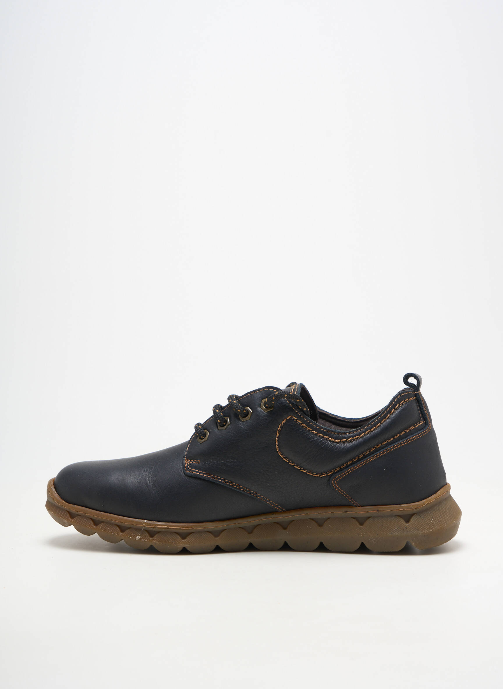 Adidași material neted vârf rotund negru ON FOOT bărbat